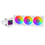 Water Cooler Lian Li Galahad Ii Lcd 360 Branco Rgb 360mm - GA2ALCD36W