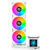 Water Cooler Lian Li Galahad Ii Lcd 360 Branco Rgb 360mm - GA2ALCD36W - comprar online