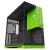 Gabinete Gamer Geometric Future Model 5 Preto / Verde Usb Type-C Vidro Temperado S/Fan Mid Tower - GEO-M5-BNY - comprar online