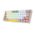 Teclado Gamer Mecânico Redragon Fizz Compacto Amarelo / Branco / Cinza Rgb Mk2 Switch Brown (Br) - K617RGB-YL WT GY (PT-BROWN) na internet
