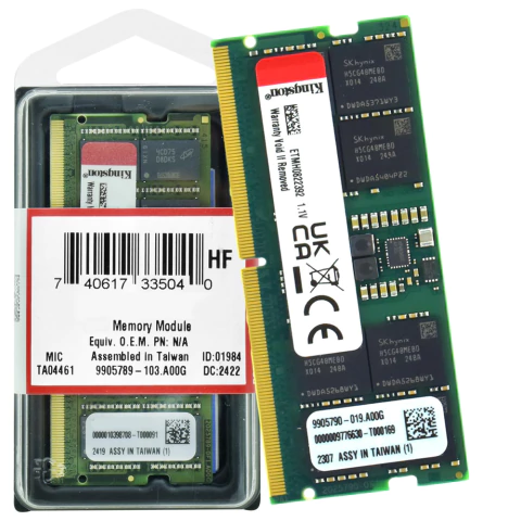 Memória Crucial So-Dimm DDR5 16GB 5600MHz CL46