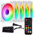Fan Gamer Like.Tec Enigma Snow 4 X 120mm Argb C/ Controle - LF-KITARGB-ENIGMA-2128