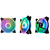 Fan Gamer 1stplayer M1-Plus Combo Preto 3 X 120mm Rgb C/ Controle - M1-PLUS - comprar online