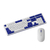 Combo Akko Teclado E Mouse Mx108 Membrana Sem Fio 2.4 Ghz / Bluetooth Azul / Branco - MX108