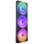 Fan Gamer Nzxt F360 Rgb Core Single-Frame Preto 360mm Pwm Rgb - RF-U36HF-B1