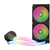 Water Cooler K-Mex Wac4 Bifrost Preto Argb 240mm na internet