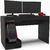 Mesa Gamer Xt Racer Line Preto 125cm - XTMP102 - comprar online