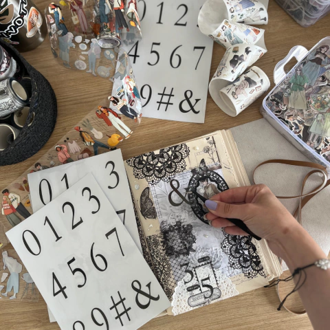 Stickers Números 01 (transparentes)