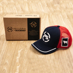 Boné Pecuária de Sucesso Vermelho na internet