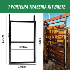 PORTEIRA TRASEIRA KIT BRETE (UMA UNIDADE)