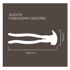 ALICATE FAZENDEIRO - Campo Online | Produtos para agricultura e pecuária