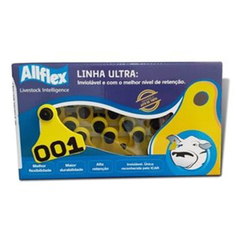 Brinco Allflex Médio Amarelo 51 a 75