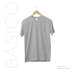 CAMISETA AGROPECUÁRIA BÁSICA MESCLA CLARO PASTEJO - comprar online