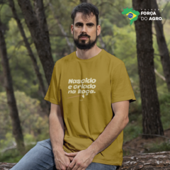 CAMISETA NASCIDO E CRIADO NA ROÇA - PASTEJO