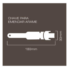 Chave para emendar Arame - loja online