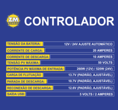 Gerador de energia bomba d'agua Solar Submersível 720 L - SPX 12-12V ZM BOMBAS - loja online