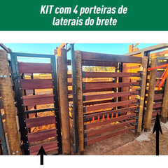 KIT COM 4 PORTEIRAS LATERAL BRETE na internet