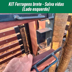 Kit ferragem salva vidas para brete