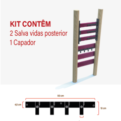 KIT CAPADOR E SALVA VIDAS POSTERIOR VAZIEIRA DIREITO E ESQUERDO