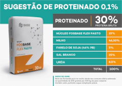 MELHOR NÚCLEO PARA BOVINOS FOSBASE FLEX PASTO 30 KG - PARA RAÇÕES, PROTEÍNADOS E PROTEÍCO ENERGÉTICO - Campo Online | Produtos para agricultura e pecuária
