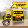 ELETRIFICADOR BRUTAL 43 J + VOLTIMETRO DIGITAL BRUTAL