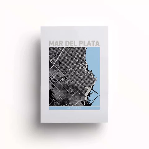 Lámina Postal, Mar del Plata