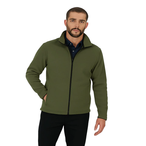 Campera de micropolar. Vivos en la cintura y el puño. - comprar online