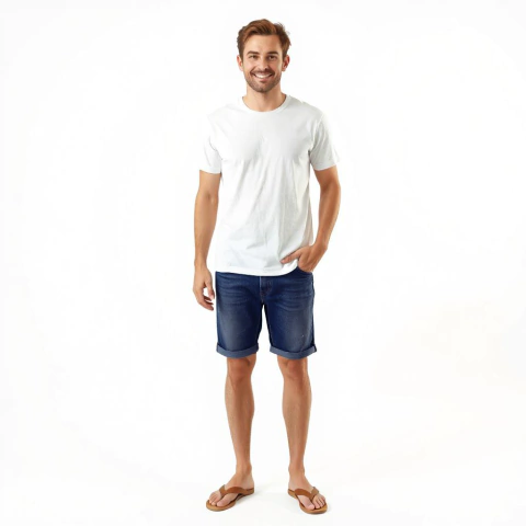 Bermuda Jean Gastado Localizado