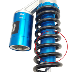 Par Amortecedor Universal Com Detalhe Racing Azul Até 200cc na internet