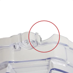 Lente Acrilico Superior Painel Com Detalhe Biz 125 100 110i - Sf Motos