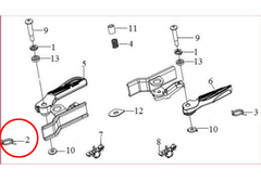 Mola Pedal Passageiro Direito Dafra Citycom 300 Original - comprar online