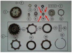 Rolamento Embreagem Iros Moving 125 Original na internet