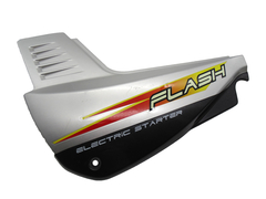Carenagem Esquerda Prata Kasinski Flash 150 com Riscos