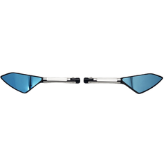 Par Espelho Retrovisor Esportivo Prata Universal Motos na internet