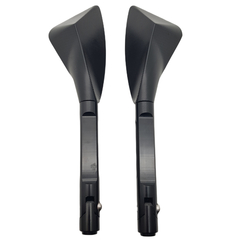 Par Espelho Retrovisor Universal Triangular Preto Motos - comprar online