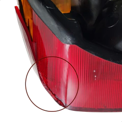 Kit Lanterna Sem Lâmpada Rachado Melc Crypton 115 - Sf Motos