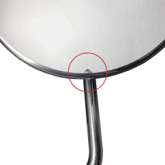 Par Espelho Retrovisor Cromado GVS Com Detalhe Intruder 125 - Sf Motos
