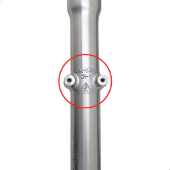 Bengala Suspensão Dianteira Esquerda Com Detalhe One Esd/ex - Sf Motos