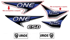 Kit Conjunto Adesivos Originais Incompleto Iros One 125 Esd - comprar online