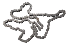 Corrente Comando Brandy 3x4x124L Ninja 250 300 RM-Z450 na internet