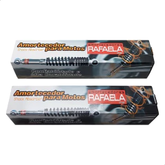 Par Amortecedor Traseiro Preto Royal Enfield Meteor 350 na internet