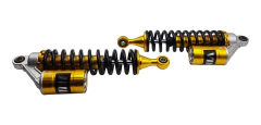 Par Amortecedor Universal Vini Racing Dourado Até 200cc - Sf Motos