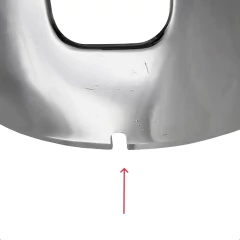 Carcaça Farol Cromada Kasinski Cruise 125 Até 2008 - comprar online