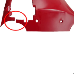 Parte Traseira Para Lama Dianteiro Quebrado Iros Vintage 150 - loja online