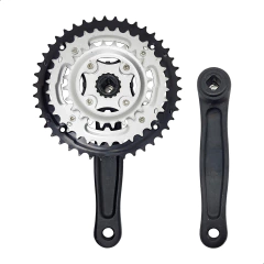 Pedivela Tripla Completa CRZ E-Power VD/BC 170mm Preto - comprar online