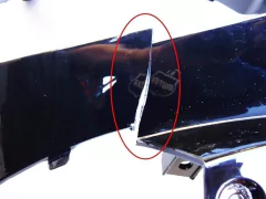 Carenagem Frontal Preta Original Traxx Dunna 600 Com Detalhe na internet