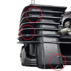 Carcaça Cabeçote Preto Injetada Traseiro Comet Mirage 250 - comprar online