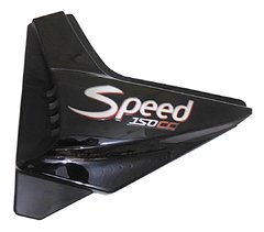 Tampa Lateral Dafra Speed 150 C/ Adesivo Preta Lado Esquerdo