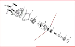Retentor Eixo Bomba Agua Dafra Next 250 Citycom 300i - Sf Motos