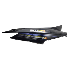 Carenagem Rabeta Direita Preta Com Detalhe Traxx Sky 125